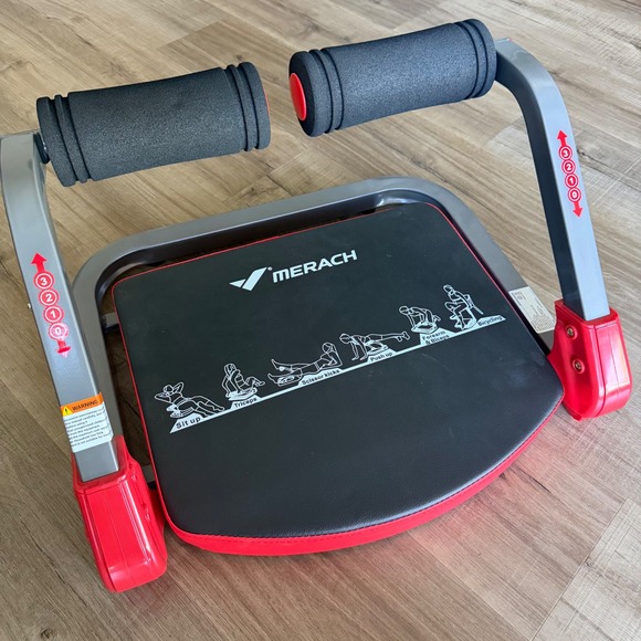 Merach Other - Merach Abdominal Machine MR-2477 Red Grey Core Workout Training Equipment